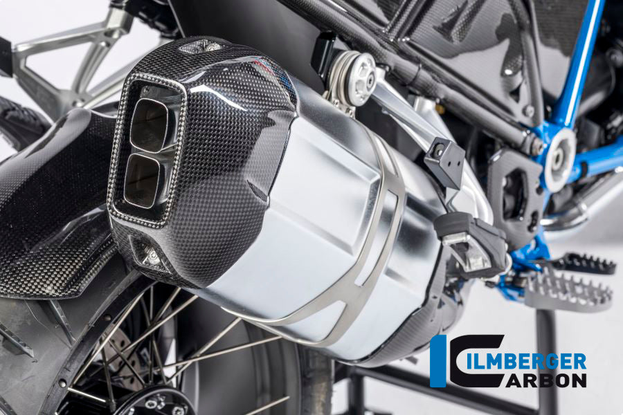 REAR SILENCER PROTECTOR CARBON - BMW R 1200 GS (LC FROM 2013)