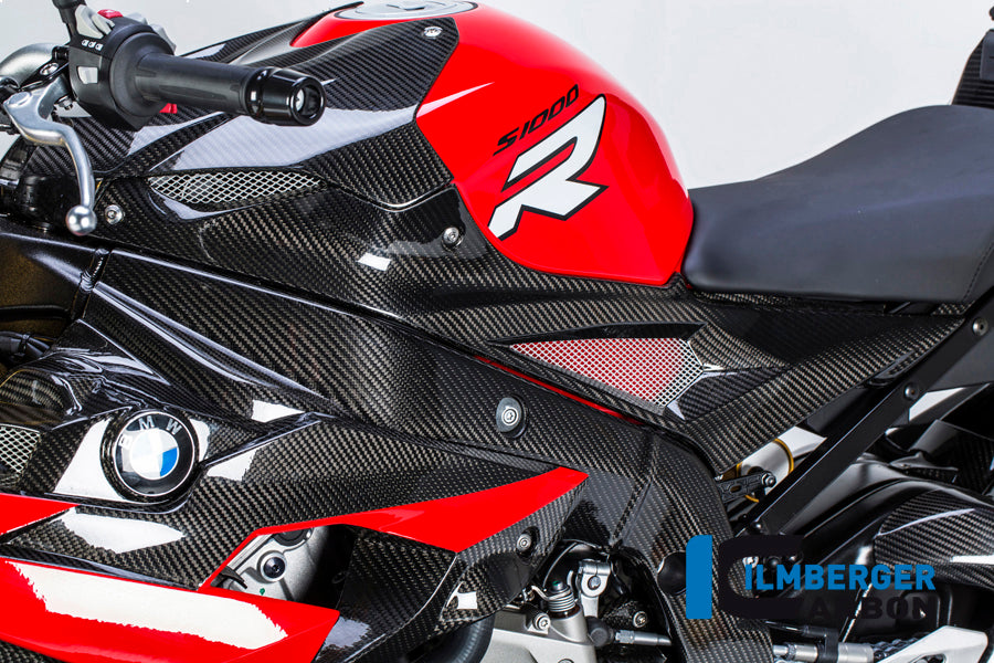 TANK SIDE PANEL LEFT SIDE CARBON - BMW S 1000 R (2014-NOW) / S 1000 RR STREET (FROM 2015)
