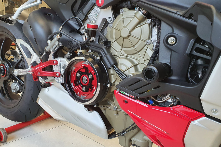 Clear clutch cover - Conversion kit Ducati Streetfighter V4