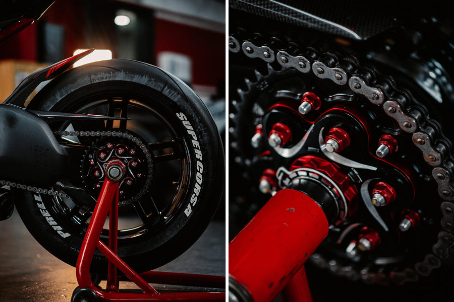 Rear sprocket flange Ducati - Bicolor