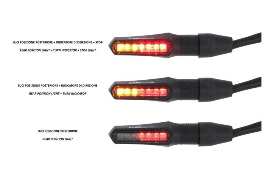 Turn indicator Task + rear position and stop light Led Approved