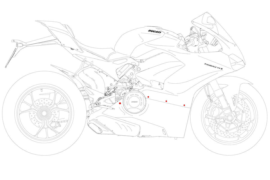 Fairing screw kit Ducati Panigale V4