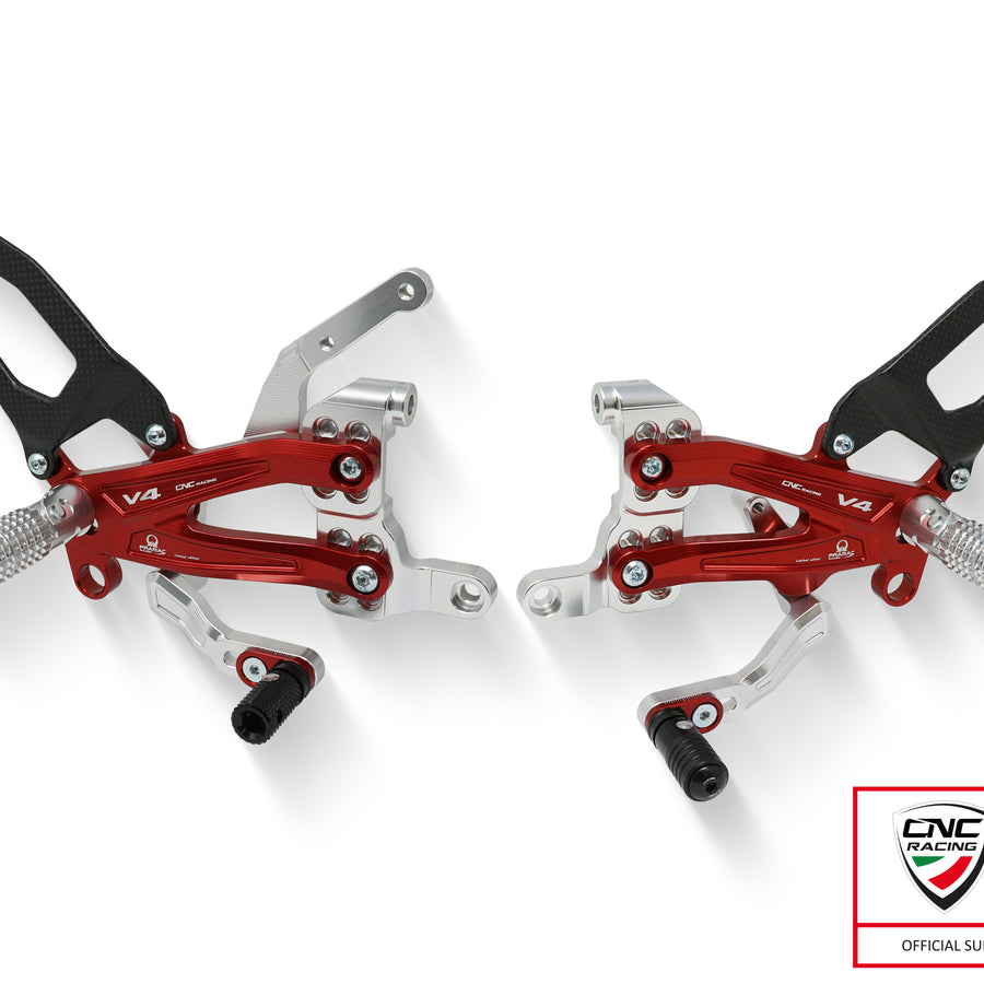 Adjustable rearsets Ducati Streetfighter V4 Carbon - Pramac Racing Limited Edition