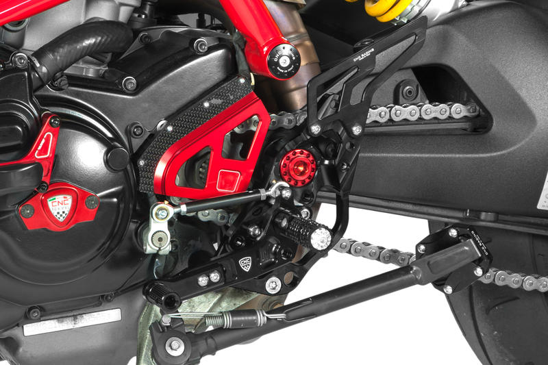 Adjustable rear sets rider Ducati Hypermotard 821/939