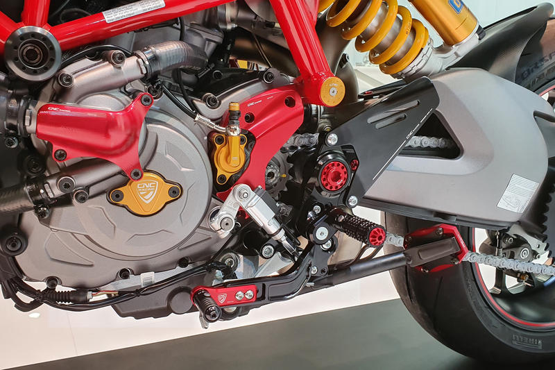Heel-guard kit for rearsets Ducati Hypermotard 950