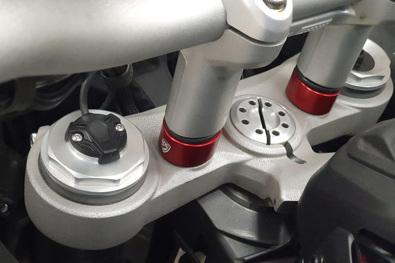 Handlebar clamp spacers H 20mm Ducati Multistrada V4 for OEM riser