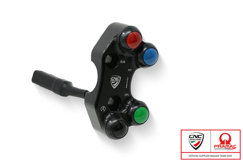 Right handlebar switch Ducati Panigale V4R - Brembo billet CNC and forged brake master cylinder - Pramac Racing Limited Edition