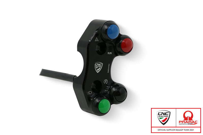 Right handlebar switch Ducati - OEM and RCS Brembo brake master cylinder Pramac racing Limited Edition