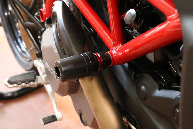 Frame crash protections Ducati Hypermotard