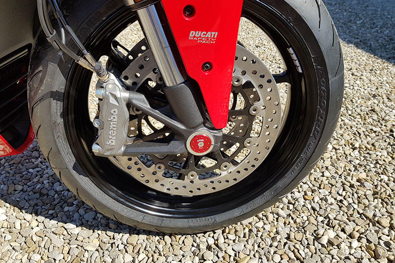 Front fork cap right side Ducati