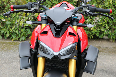 Exhaust rear heat guard Ducati Streetfighter V4 - Carbon fiber