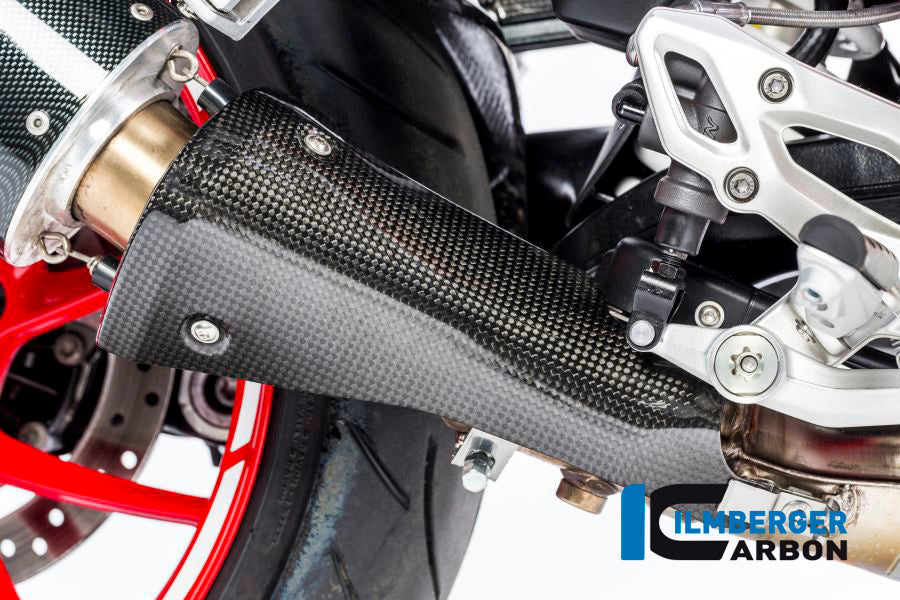 FRONT SILENCER PROTECTOR CARBON - BMW R 1200 R (LC) FROM 2015 / BMW R 1200 RS (LC) FROM 2015